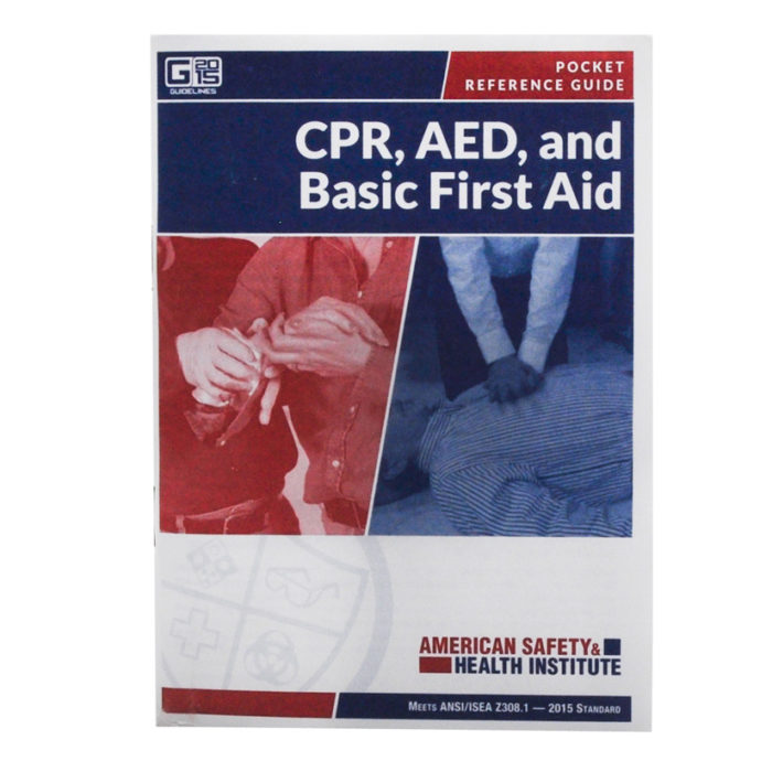 First Aid Pocket Guide 52 Page
