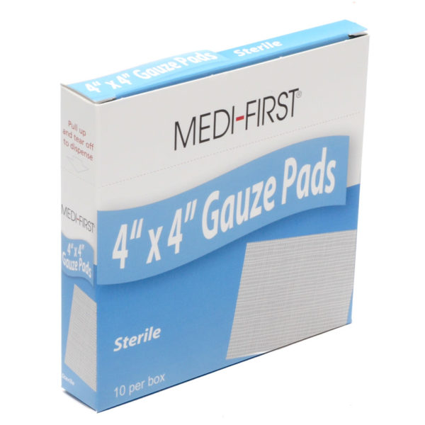 Gauze Pads Sterile Dressings 10/box – Superior Plus First Aid Supplies ...