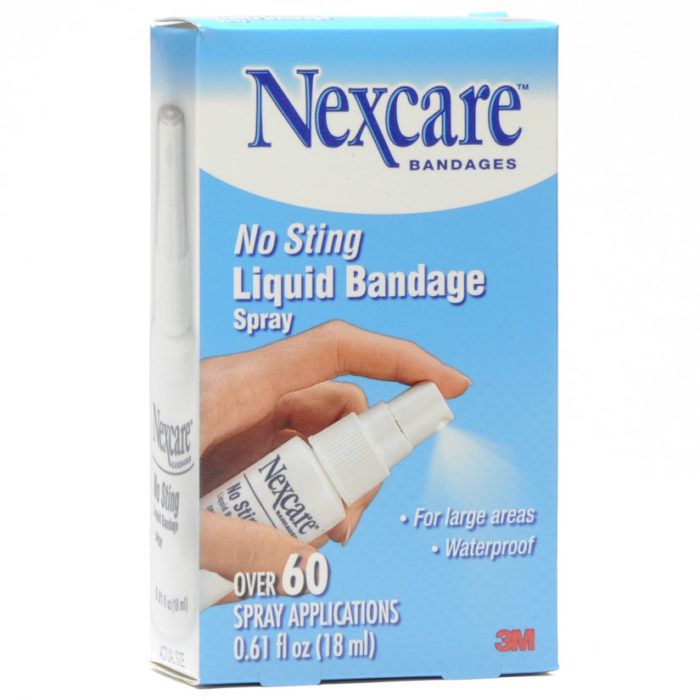 Nexcare Liquid Bandage Spray No Sting .61 Oz Spray