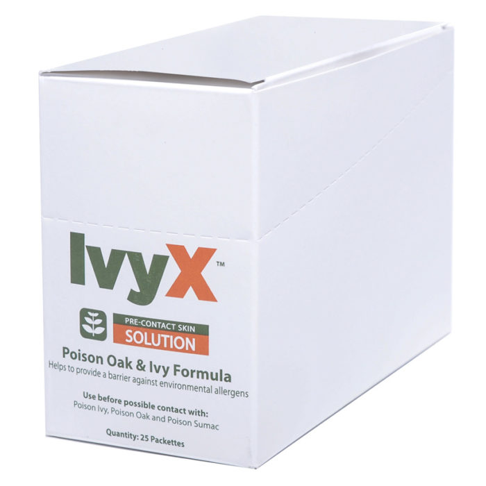 Ivy X Pre-Contact Poison Ivy Wipes Coretex (25/Bx)