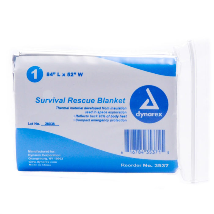 Silver Rescue Space Blanket Each