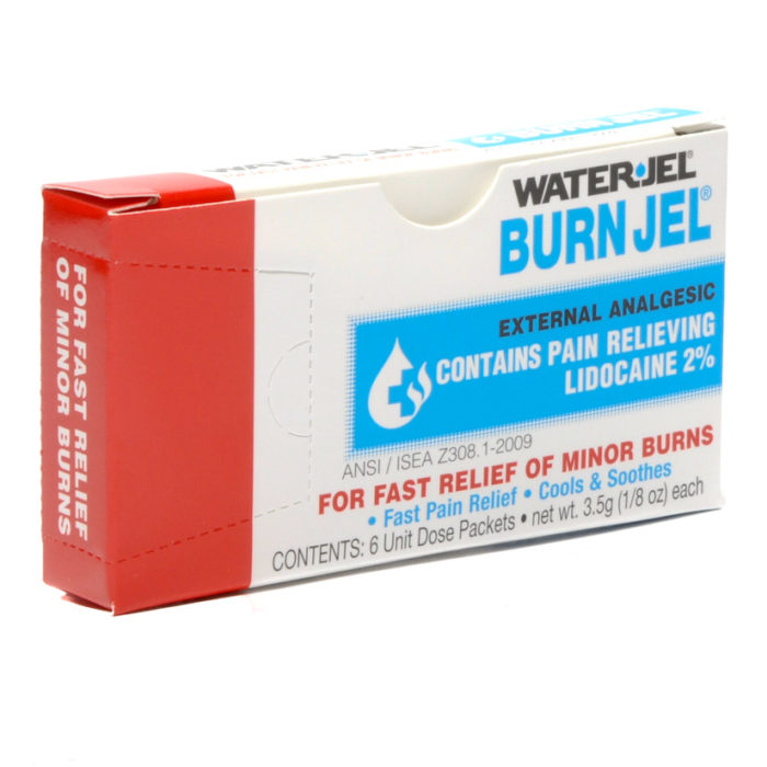 Water Jel Burn Gel Packets 1/8 Oz 6/box