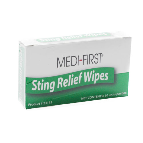 Insect Sting Relief Pads 10/box